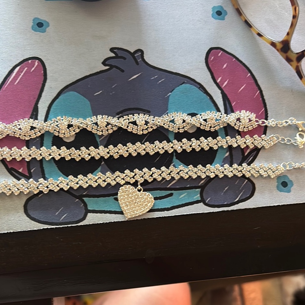 Elegant Silver Bracelets Set
